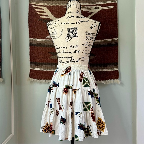 BANJO Vintage Western Wear Tiered Skirt - Picture 4 of 9